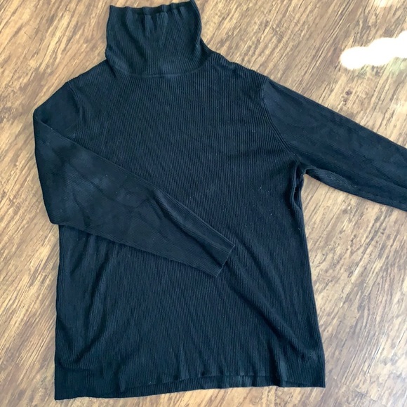 Coldwater Creek Tops - 3/$20 Coldwater Creek Black Turtleneck